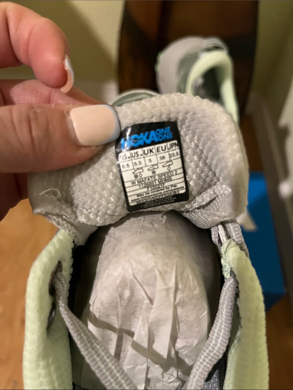 NIB women’s Hoka Marfate Speed 2 W Sz 6.5 or M Sz 5.5 - Picture 4 of 10